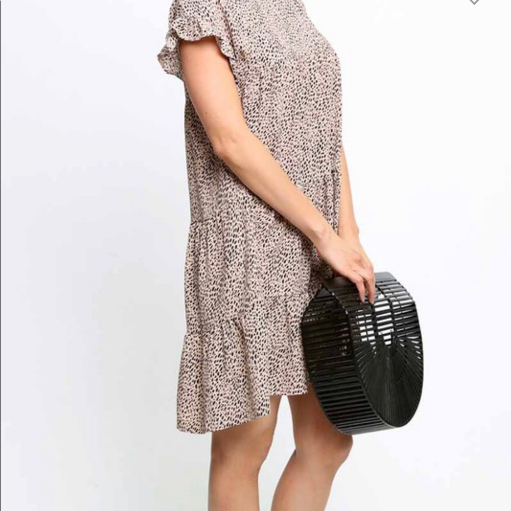 Leopard Baby Doll Dress